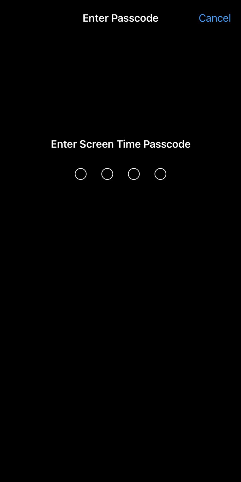protect iphone content privacy passcode change passcode